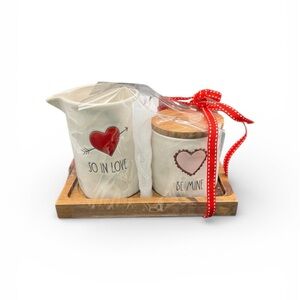 Rae Dunn Valentine Creamer & Sugar Set